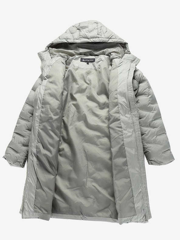 ALPINE PRO Ženski plašč z wr impregnacijo ALPINE PRO AWEDA siv