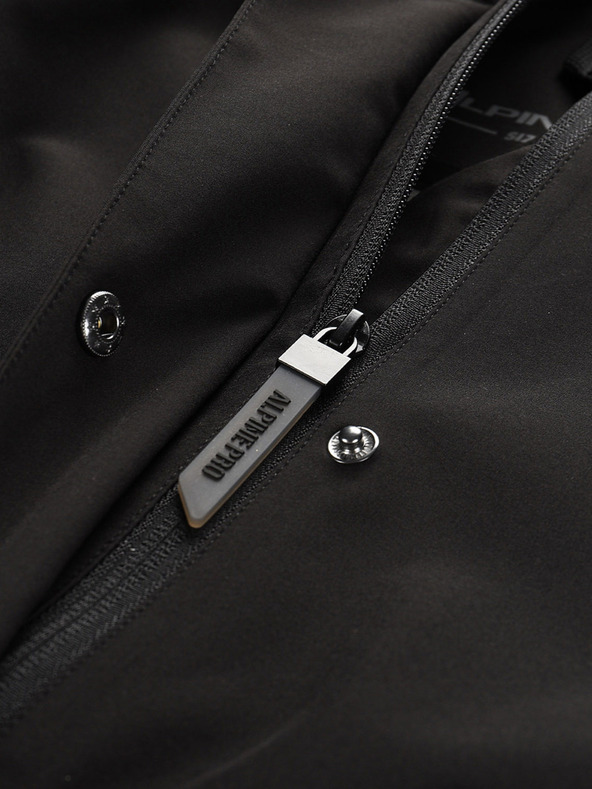 ALPINE PRO Membranski plašč ALPINE PRO SETIJA črna