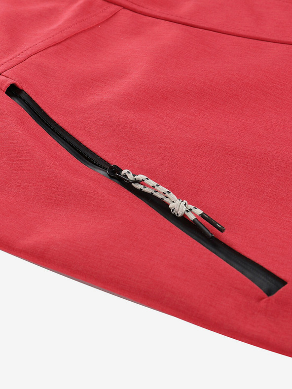 ALPINE PRO Rdeči ženski vodoodporen plašč z membrano ptx Alpine Pro PERFETA