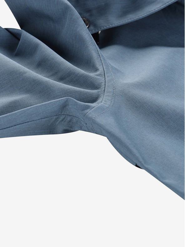 ALPINE PRO Modri ženski vodoodporen plašč z membrano ptx Alpine Pro PERFETA