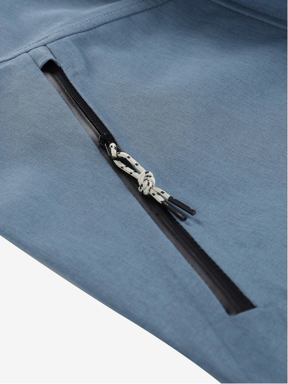 ALPINE PRO Modri ženski vodoodporen plašč z membrano ptx Alpine Pro PERFETA