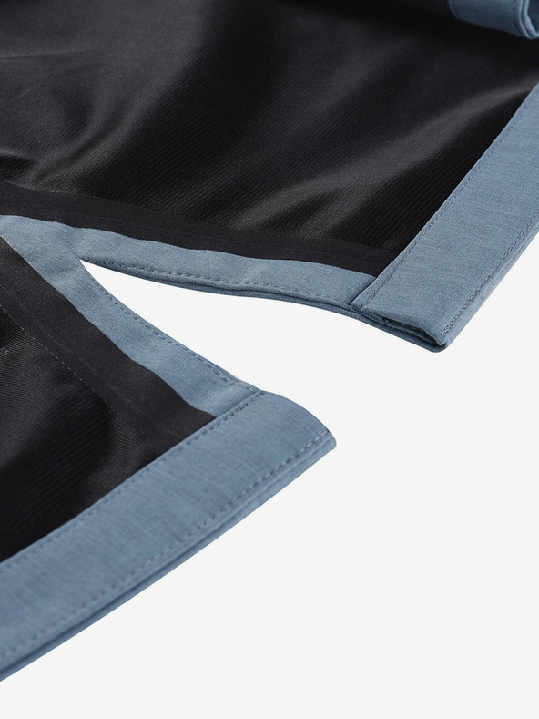 ALPINE PRO Modri ženski vodoodporen plašč z membrano ptx Alpine Pro PERFETA