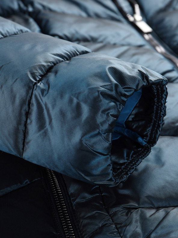 ALPINE PRO Ženski dolg ultralahek plašč ALPINE PRO OREFA modre barve