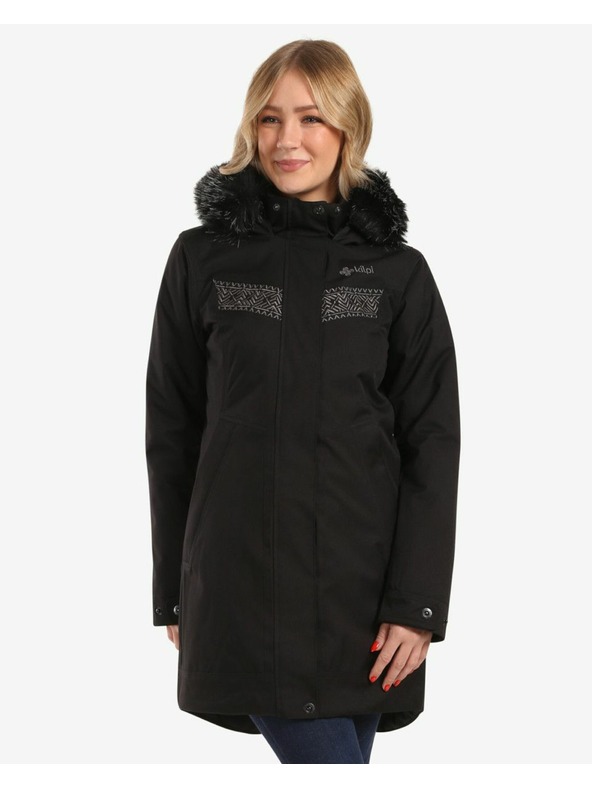 Kilpi Ženski zimski plašč Kilpi PERU-W Black