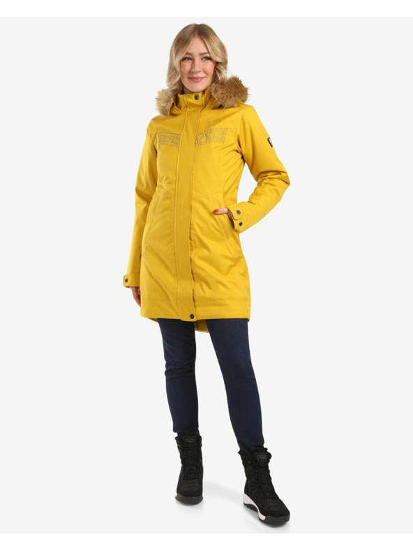 Kilpi Ženski zimski plašč Kilpi PERU-W Gold