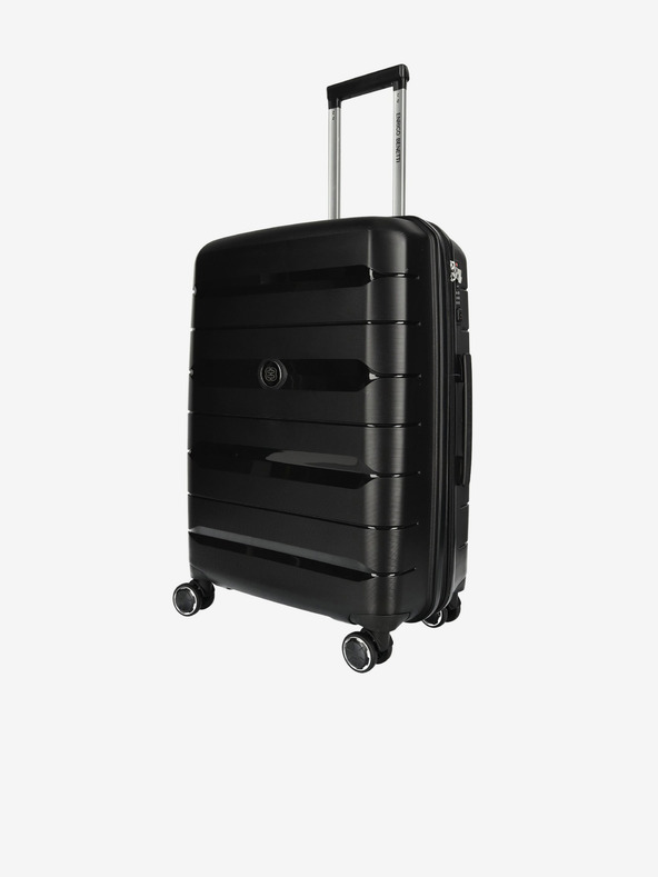 Enrico Benetti Komplet potovalnih kovčkov Enrico Benetti Montréal S,M,L Black