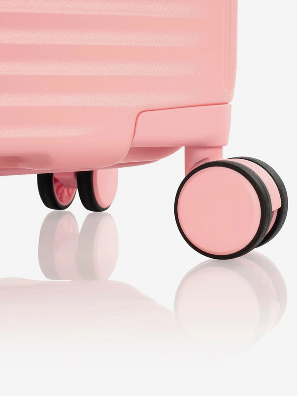 Heys Rožnat ženski potovalni kovček Heys Pastel S Blush