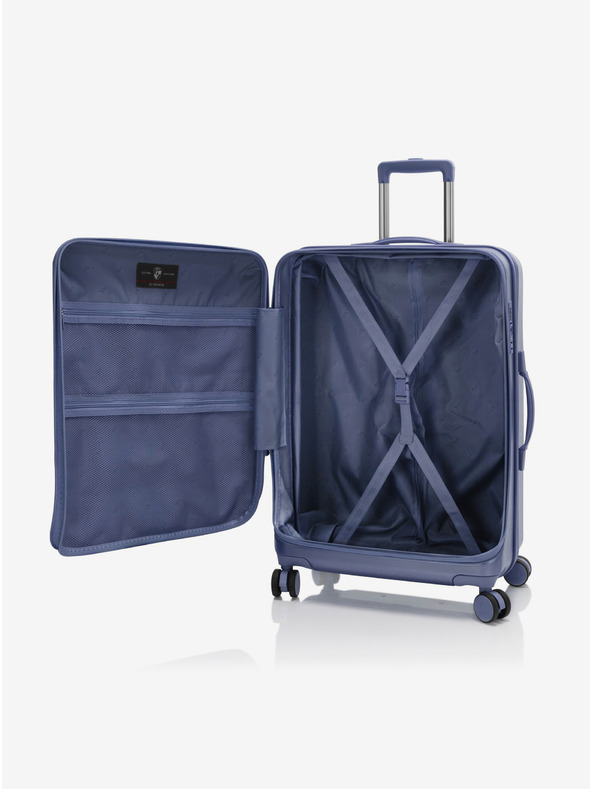 Heys Temno moder potovalni kovček Heys EZ Fashion M Navy
