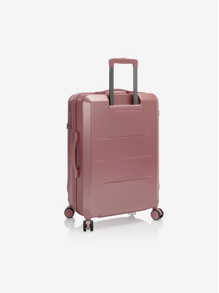 Heys Starorožnat ženski potovalni kovček Heys EZ Fashion M Rose Gold