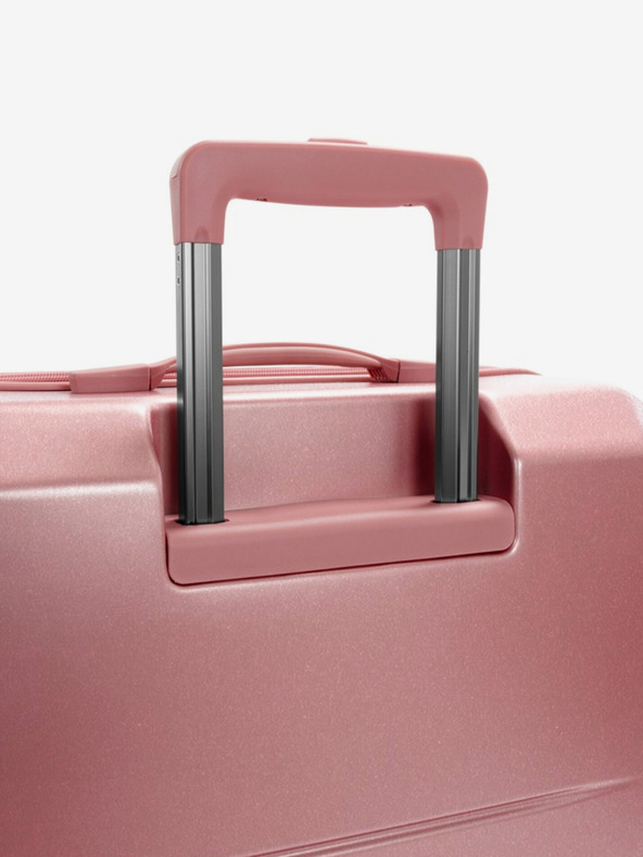 Heys Starorožnat ženski potovalni kovček Heys EZ Fashion M Rose Gold