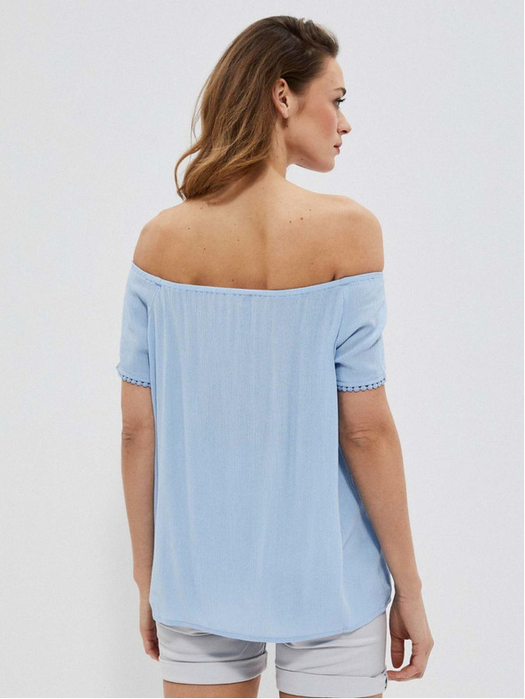 Moodo Svetlo modra ženska bluza Moodo