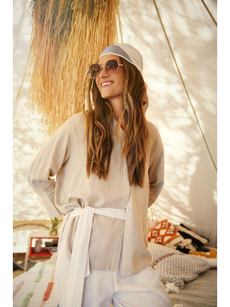 Moodo Ženska bež srajca Moodo