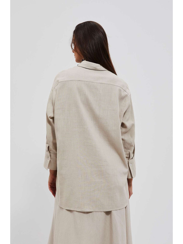 Moodo Ženska bež srajca Moodo