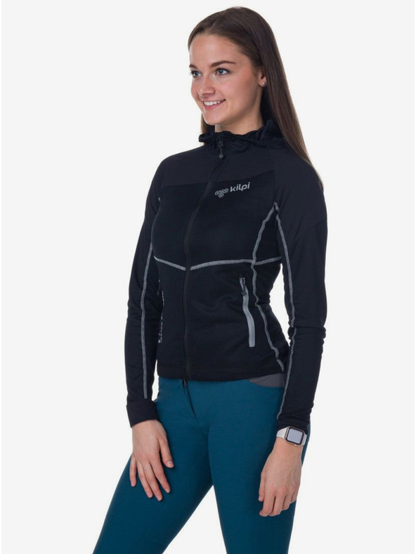 Kilpi Črna ženska funkcionalna športna jopa Kilpi MEMPHIS-W