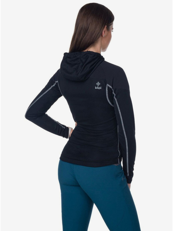 Kilpi Črna ženska funkcionalna športna jopa Kilpi MEMPHIS-W
