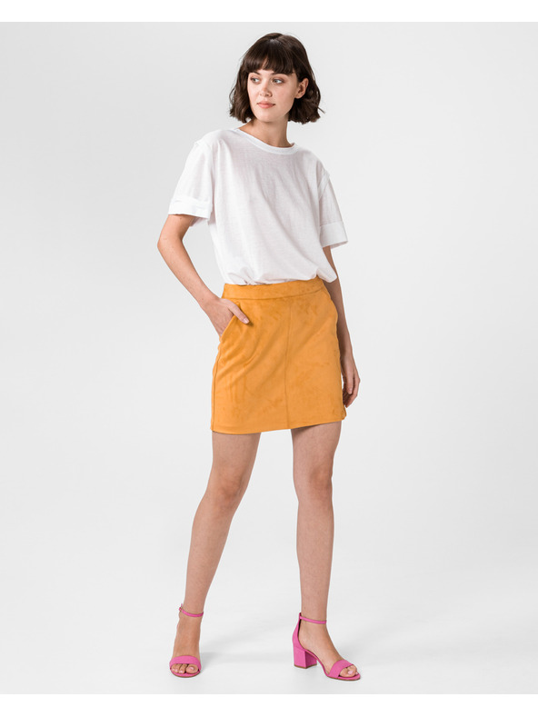 Vero Moda Rumeno kratko krilo Vero Moda Donnadina