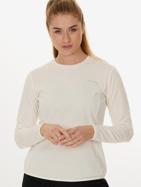 Endurance Ženska majica Endurance Leah W Waffle Melange Loose Fit Tee - velikost