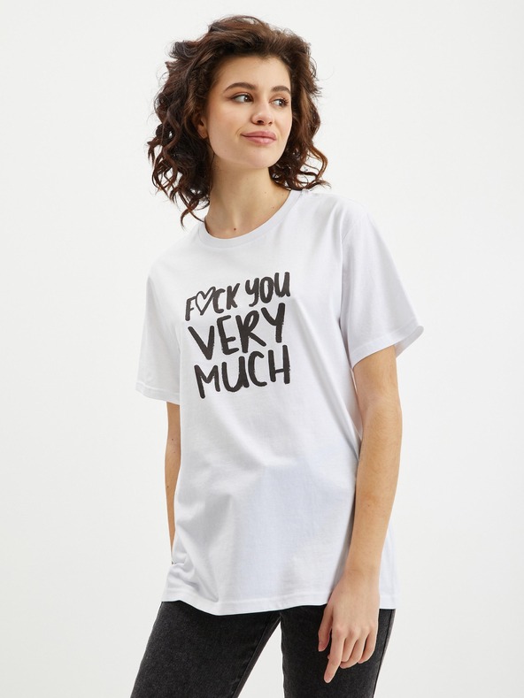 ZOOT.Original Bela ženska majica Zoot Original Fuck you very much