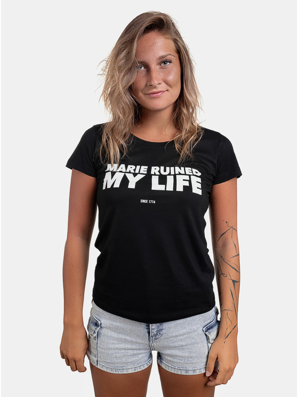 ZOOT.Original Črna unisex majica ZOOT Original Marie Terezija