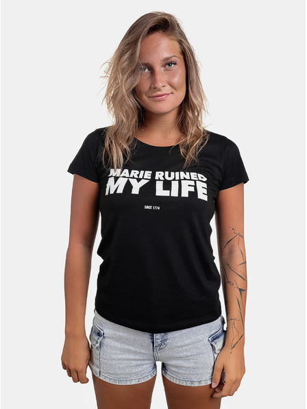 ZOOT.Original Črna unisex majica ZOOT Original Marie Terezija