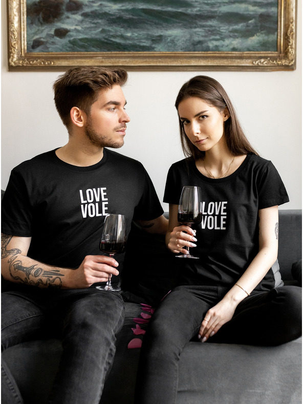 ZOOT.Original Črna ženska majica ZOOT Original Love Vole