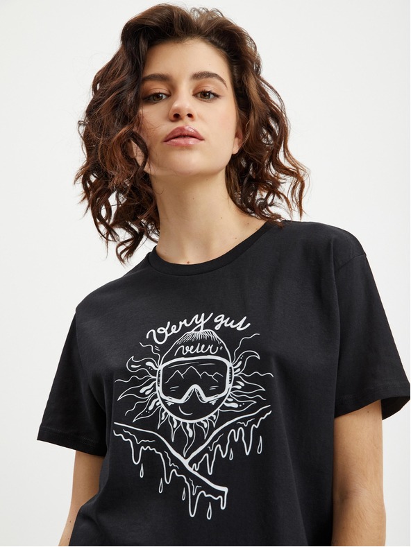 ZOOT.Original Črna ženska majica Zoot Original Very gut wind