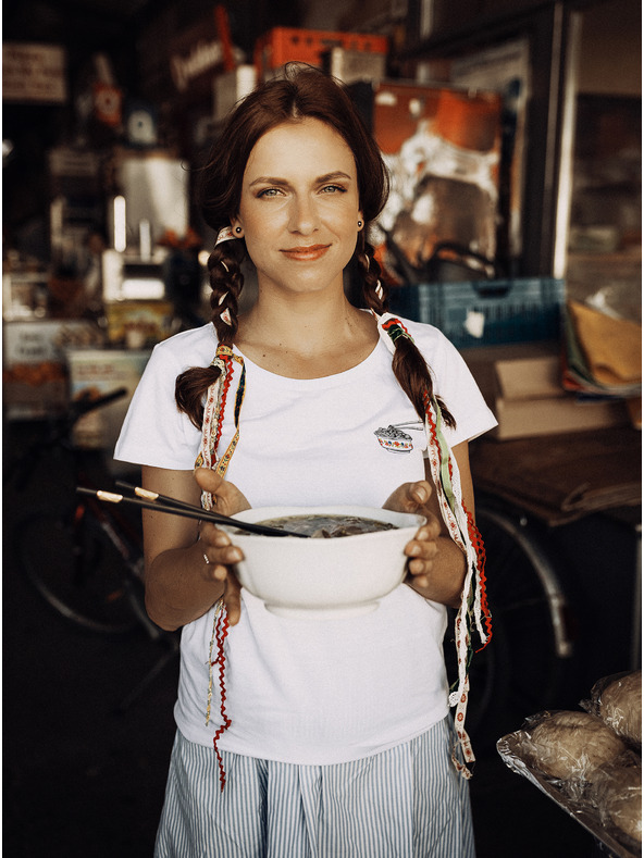 ZOOT.Original Bela ženska majica ZOOT Original Czech Phólklór