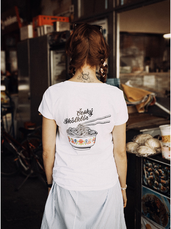 ZOOT.Original Bela ženska majica ZOOT Original Czech Phólklór