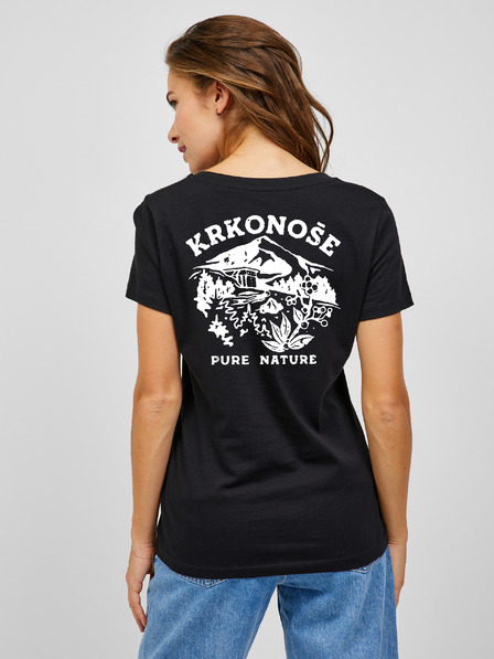 ZOOT.Original Črna ženska majica ZOOT.Original Krkonoše