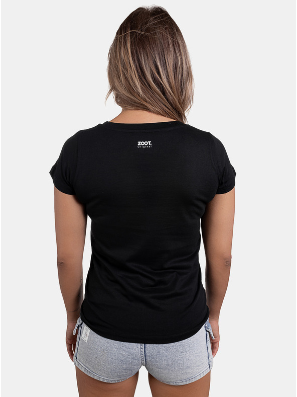 ZOOT.Original Črna ženska majica ZOOT Original Prcat
