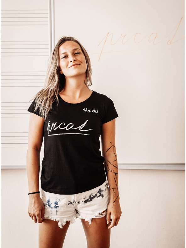 ZOOT.Original Črna ženska majica ZOOT Original Prcat