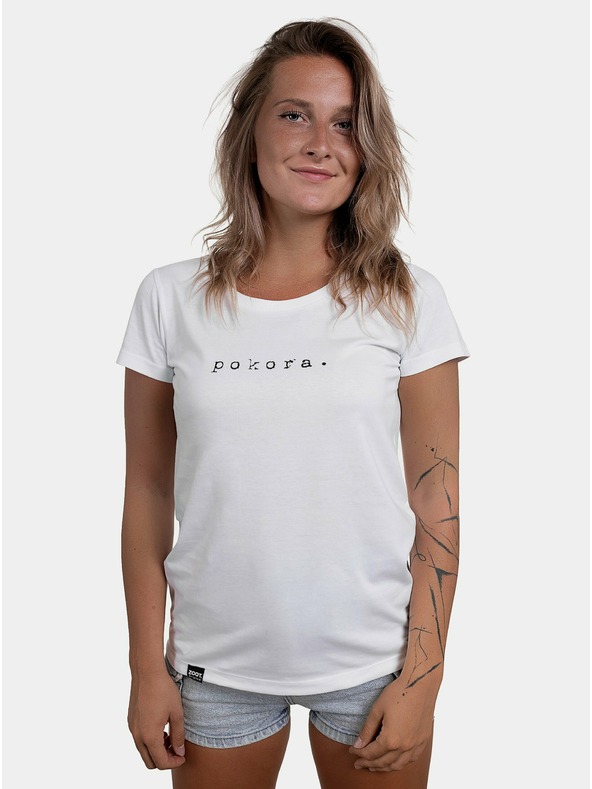 ZOOT.Original Bela unisex majica ZOOT Original ponižnost.