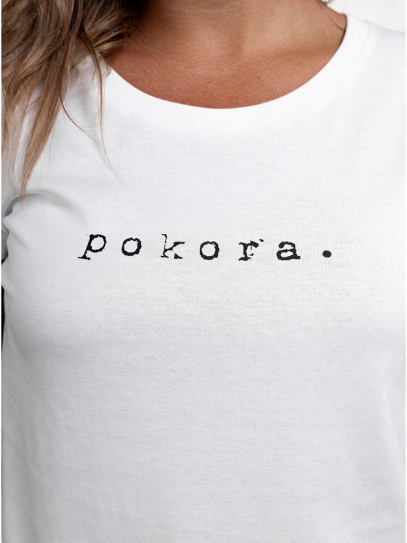 ZOOT.Original Bela unisex majica ZOOT Original ponižnost.