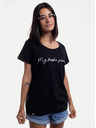ZOOT.Original Črna ženska majica ZOOT Original T-Shirt Ali danes pišemo?