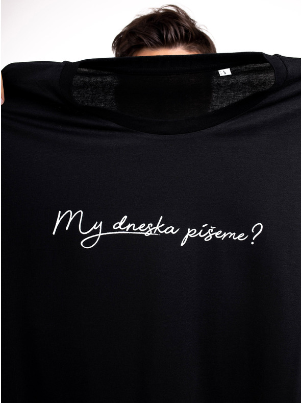 ZOOT.Original Črna ženska majica ZOOT Original T-Shirt Ali danes pišemo?