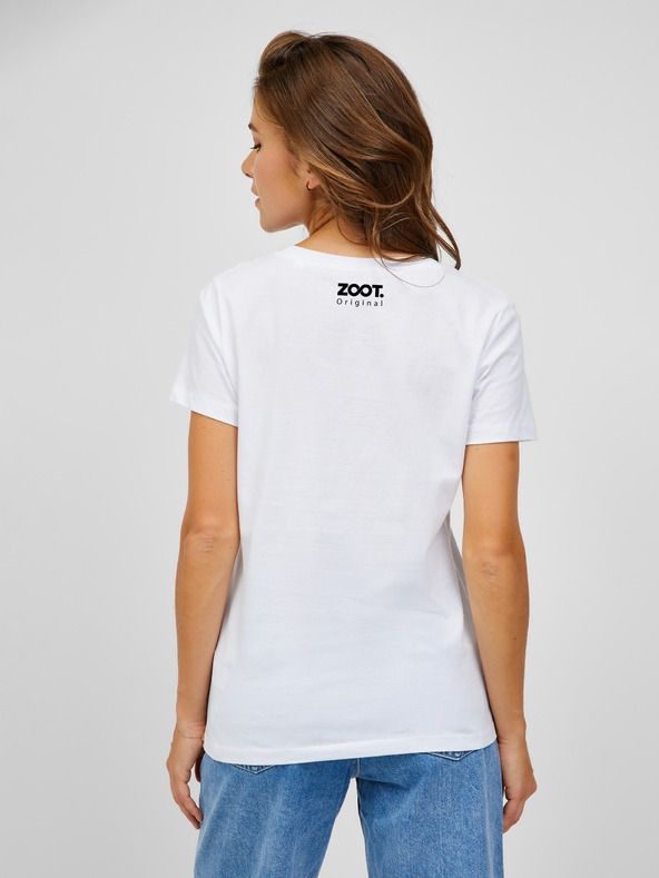 ZOOT.Original Bela ženska majica Zoot Original Where There Is No Wine