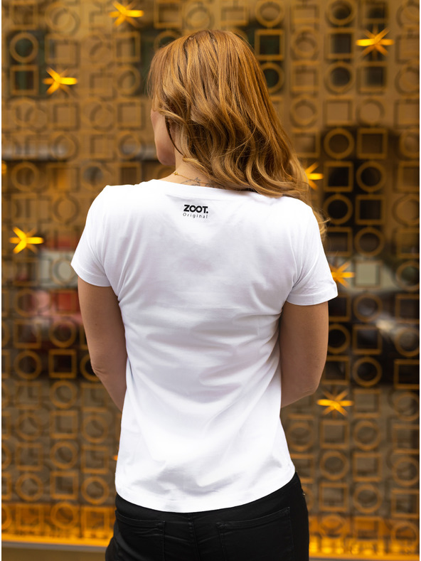 ZOOT.Original Bela ženska majica ZOOT Original Gold Digger