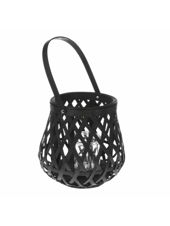 Casa de Engel Bambusova svetilka s steklom - zelena, 0/6