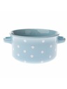 Casa de Engel Keramična posoda - svetlo modra z pikami, 6/24