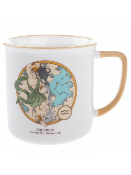 Casa de Engel Porcelanasta skodelica, Zodiak - Vodnar, 460ml, 6/36