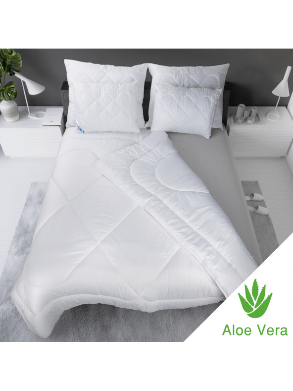 Kvalitex Francoska odeja Aloe Vera zimska 200x200cm Kvalitex