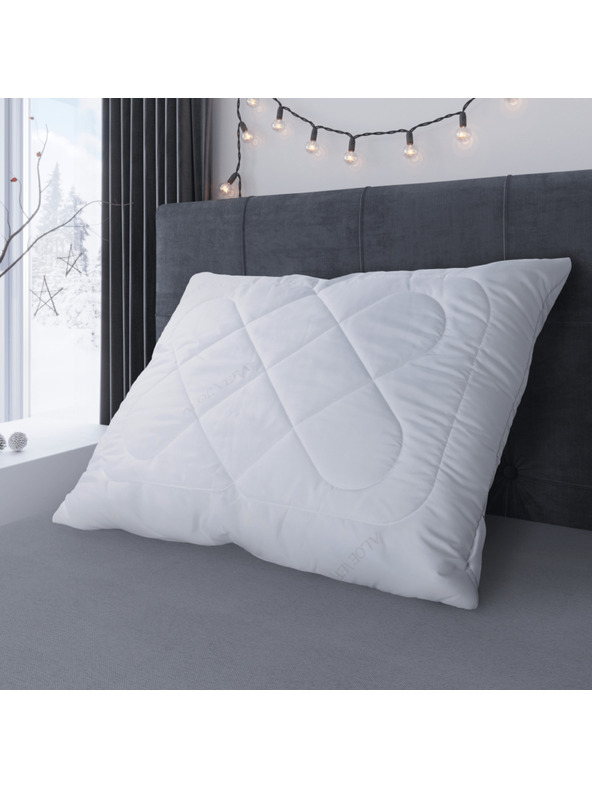 Kvalitex Vzglavnik z mrežico Alaska zadrga 70x90cm 900g bel Kvalitex