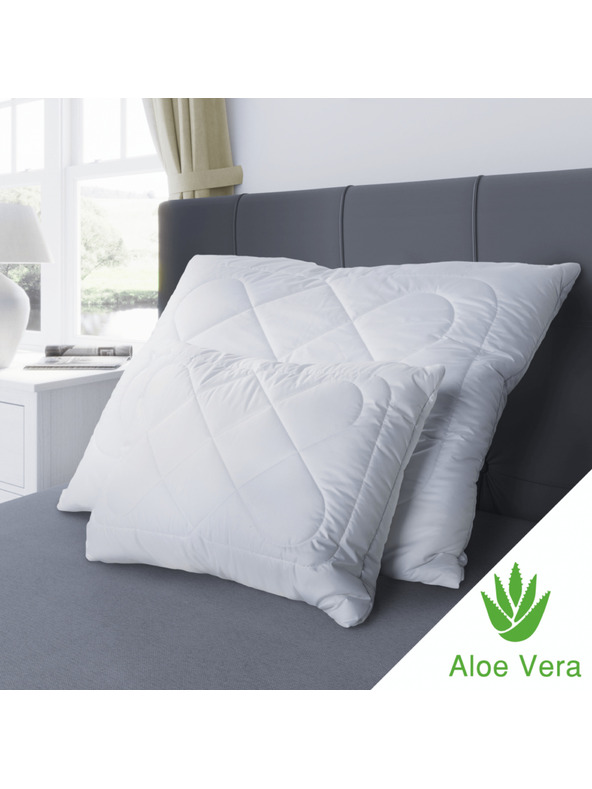 Kvalitex Vzglavnik Aloe Vera 70x90cm Alaska zadrga 900g Kvalitex