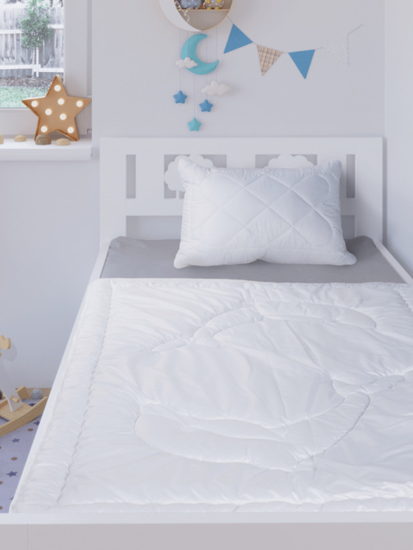 Kvalitex Prevleka za otroško posteljico bela Kvalitex