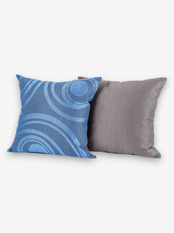 Kvalitex Modra blazina Krogi 40x40cm Kvalitex