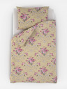 Kvalitex Francoska podaljšana bombažna posteljnina PROVENCE COLLECTION 240x220, 70x90cm CLER rumena