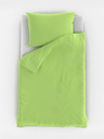 Kvalitex Bombažna posteljnina za otroško posteljico svetlo zelena