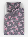 Kvalitex Francoska bombažna posteljnina Provence Collection 220x200, 70x90cm Beatrice siva Kvalitex