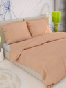 Kvalitex Francoska krepna posteljnina 240x200, 70x90cm losos Kvalitex