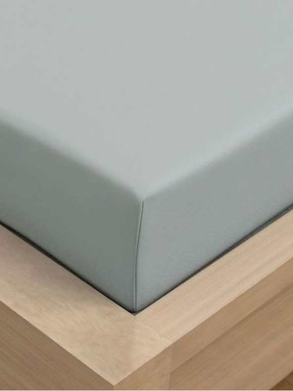 Kvalitex Prevleka iz dresa z lycro 140x200cm svetlo siva